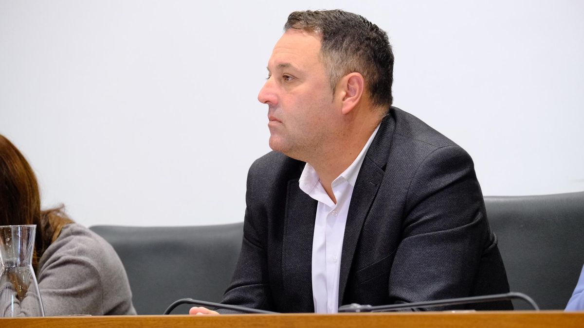 Manuel González, concejero del Grupo Socialista  en el Cabildo de La Palma.