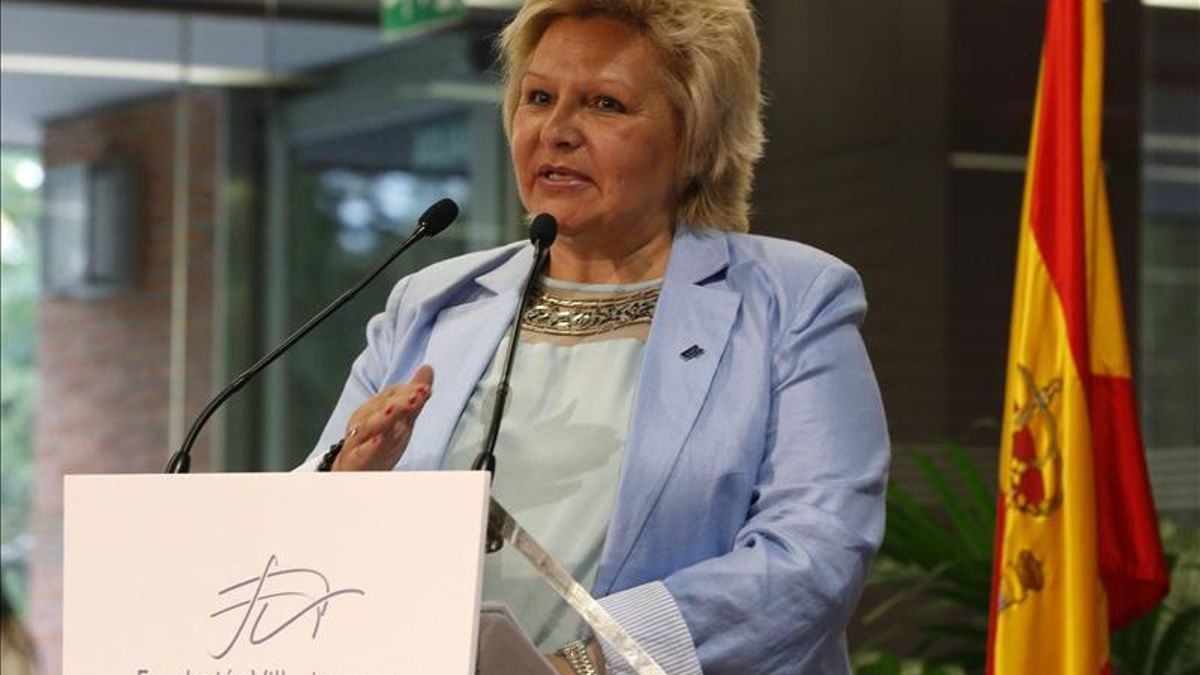 La presidenta de la AVT, Ángeles Pedraza