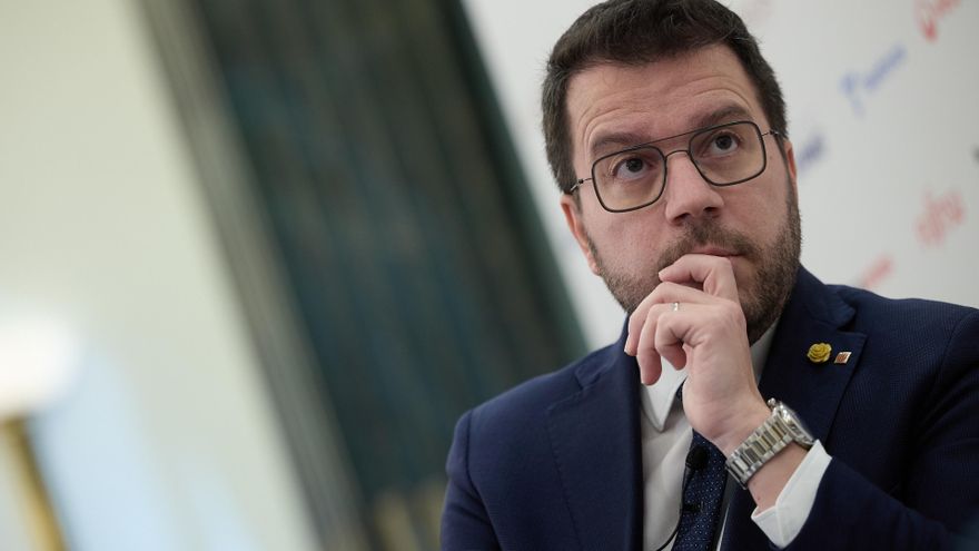 Aragonès propone un debate electoral con Puigdemont e Illa fuera de España