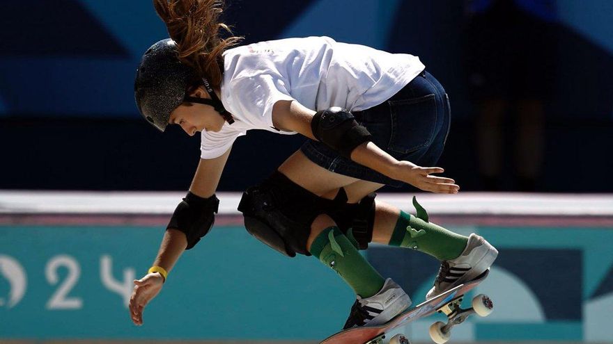Del instituto a una final olímpica en París: Naia Laso roza las medallas en skate a los 15 años