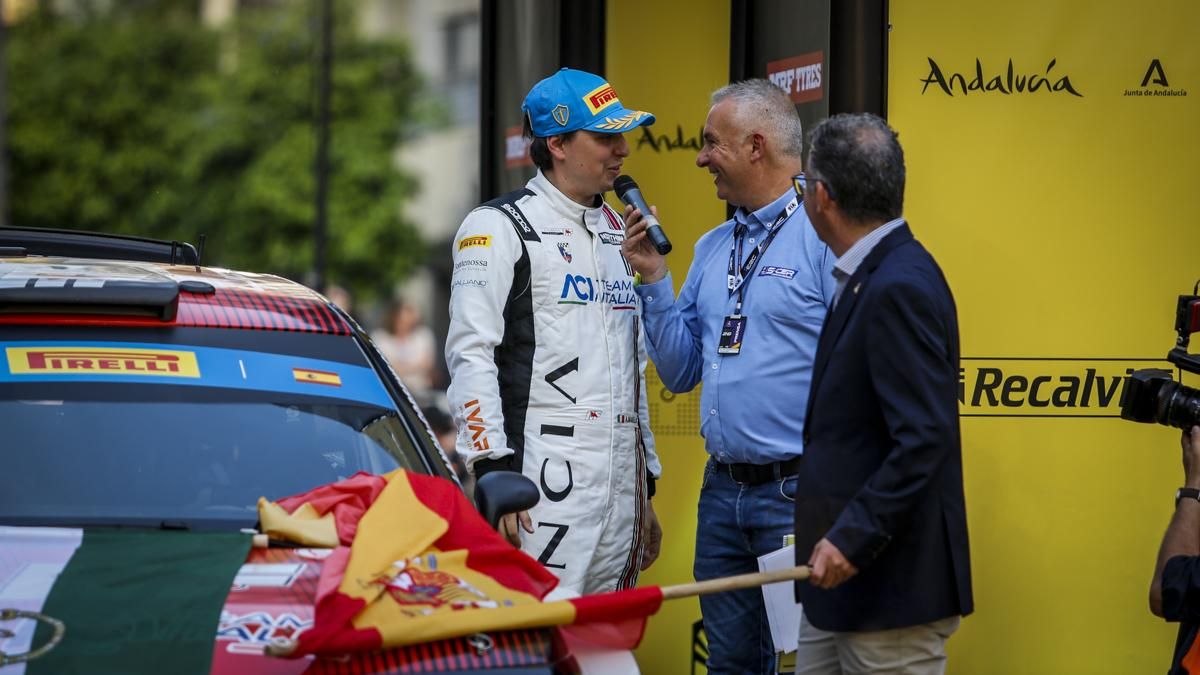 Ceremonia de salida del Rally Sierra Morena 2026