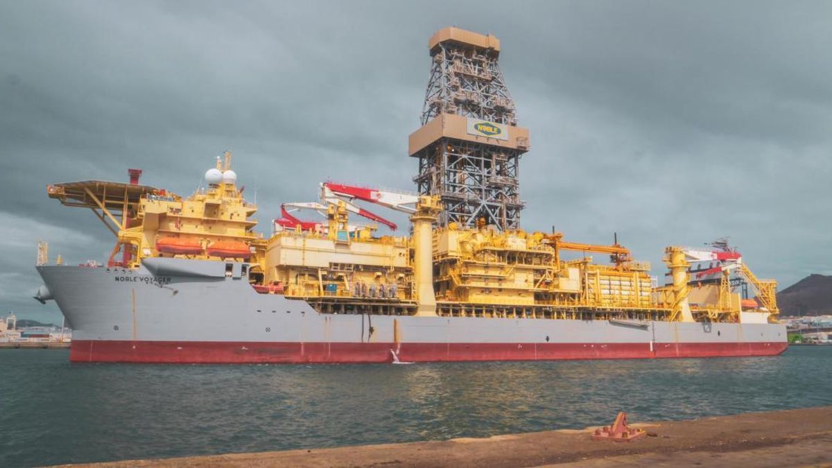 La Luz recibe al ‘Noble Voyager’, uno de los buques perforadores más avanzados, para una sofisticada puesta a punto en Hidramar