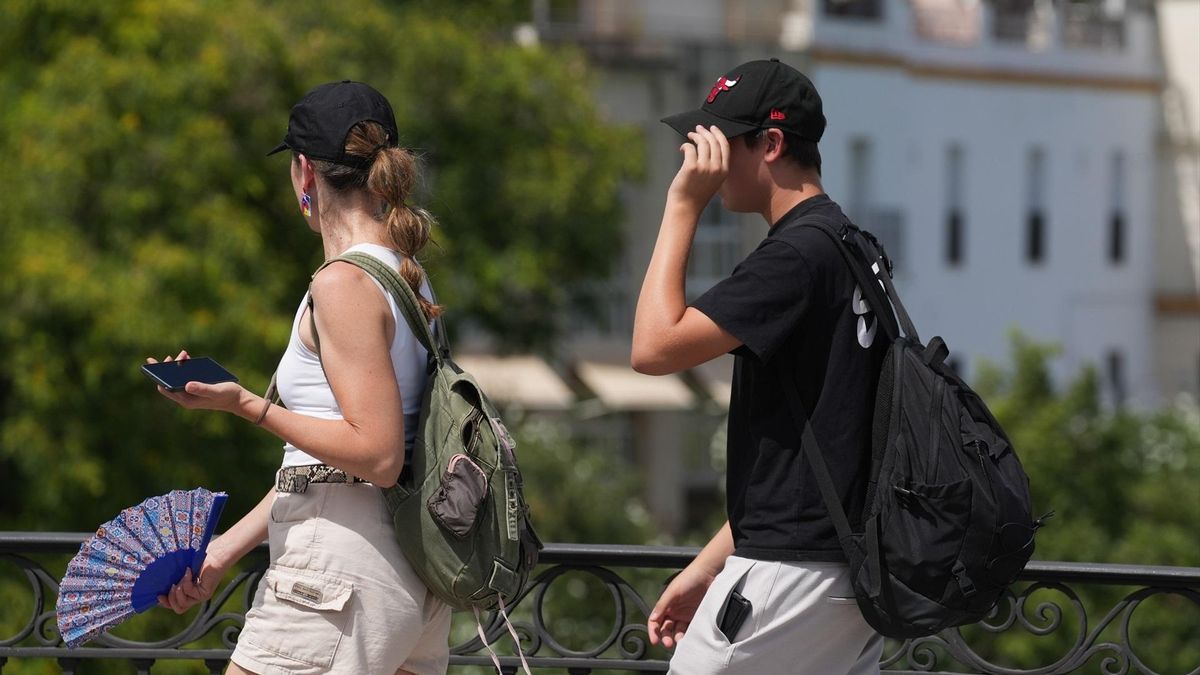 Turistas en Sevilla, en septiembre