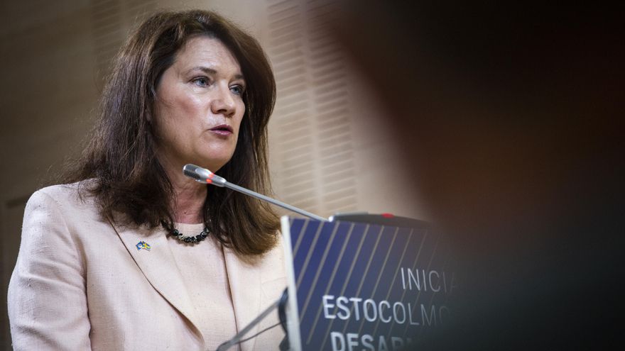 La ministra de Exteriores de Suecia, Ann Linde, en una imagen de archivo.