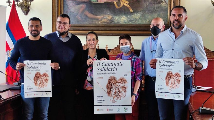 Santa Cruz de La Palma y Villa de Mazo movilizan a la población para visibilizar la esclerosis múltiple con una caminata solidaria