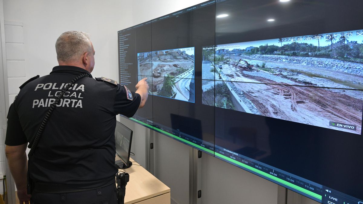 La Policía Local de Paiporta podrá vigilar en tiempo real el cauce del barranco del Poyo.