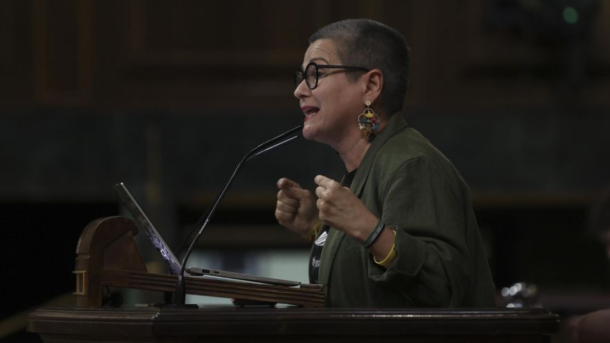 La diputada de ERC Maria Carvalho Dantas interviene en el Congreso de los Diputados en Madrid en una imagen de archivo