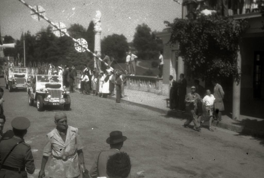 Un Jeep de la caravana