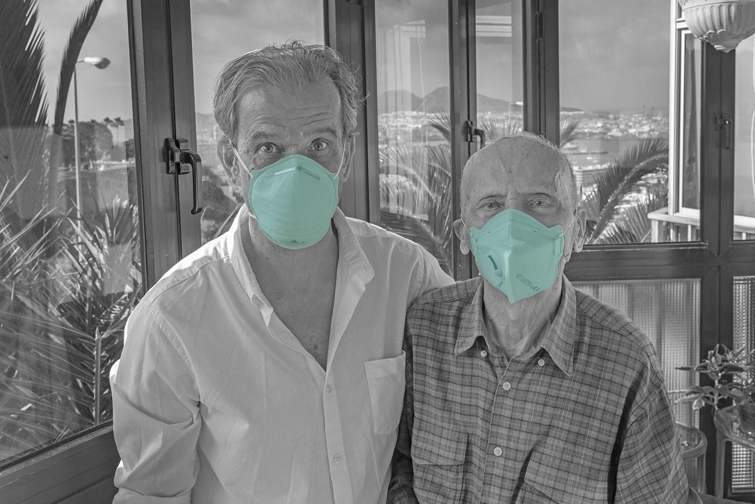 Francisco y Junior Melo, distribuidores y exhibidores de cine.