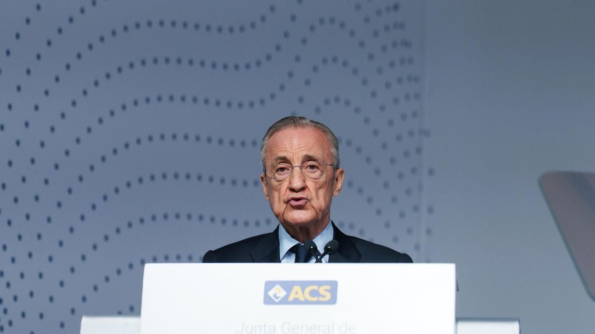 Florentino Pérez se embolsa 23 millones de euros al vender acciones de ACS procedentes del plan de incentivos