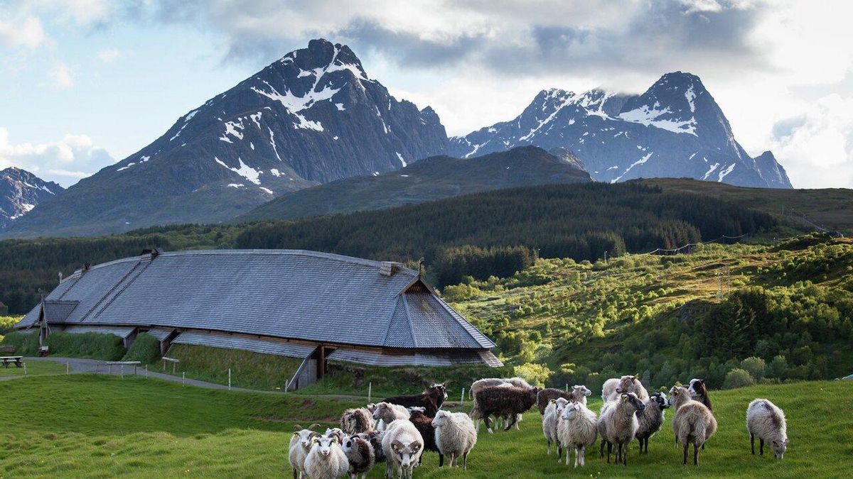 El Museo Vikingo de Lofotr situado en el municipio histórico de Borg