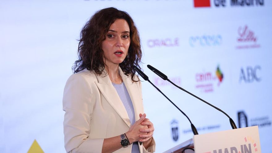 La presidenta de la Comunidad de Madrid, Isabel Díaz Ayuso