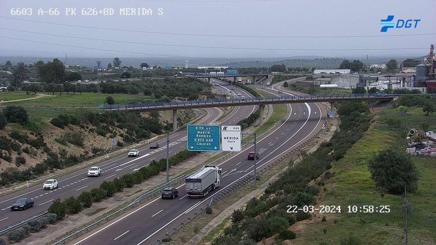 Las carreteras extremeñas esperan esta Semana Santa a 278.000 desplazamientos