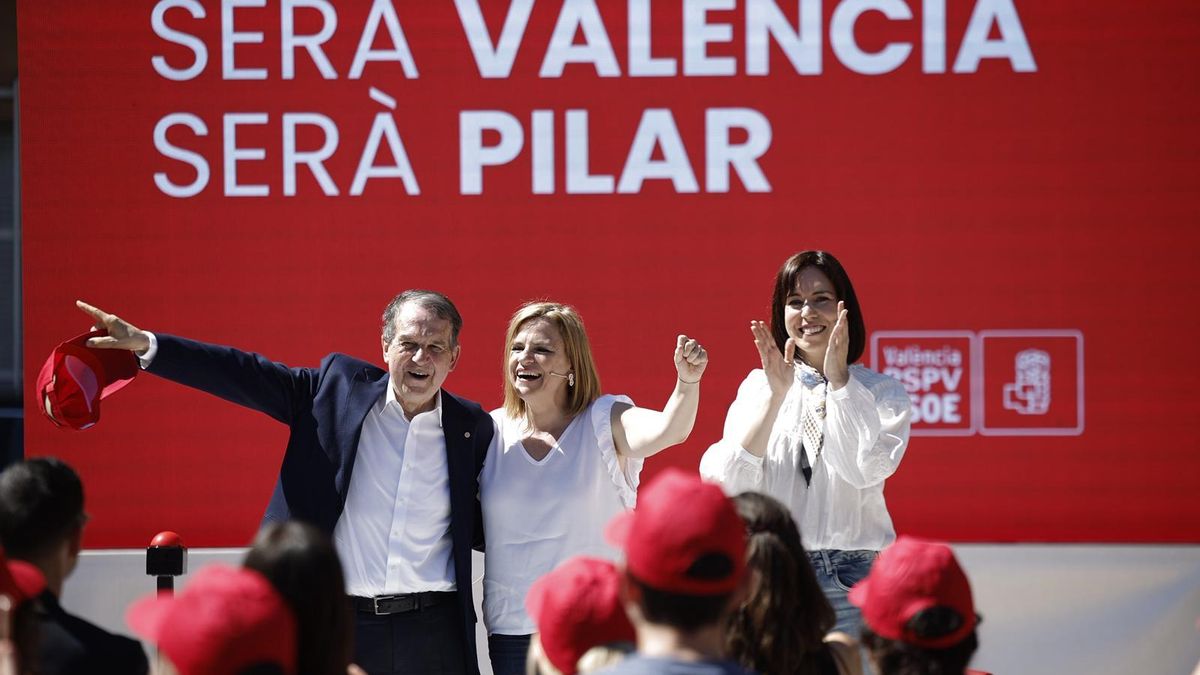 Bernabé inicia la carrera para conquistar la alcaldía de València arropada por Morant y Caballero