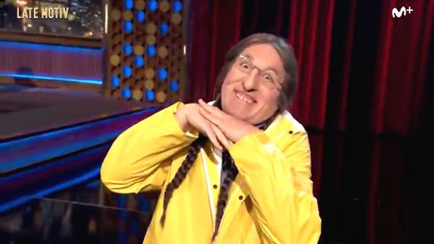 El Martínez-Almeida de 'Late Motiv', poseído por Greta Thunberg para cantar a lo 'Frozen'