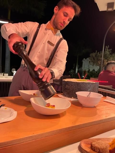 Preparación de la carbonara