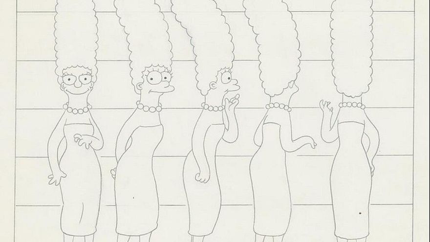 Boceto de 'Los Simpson'