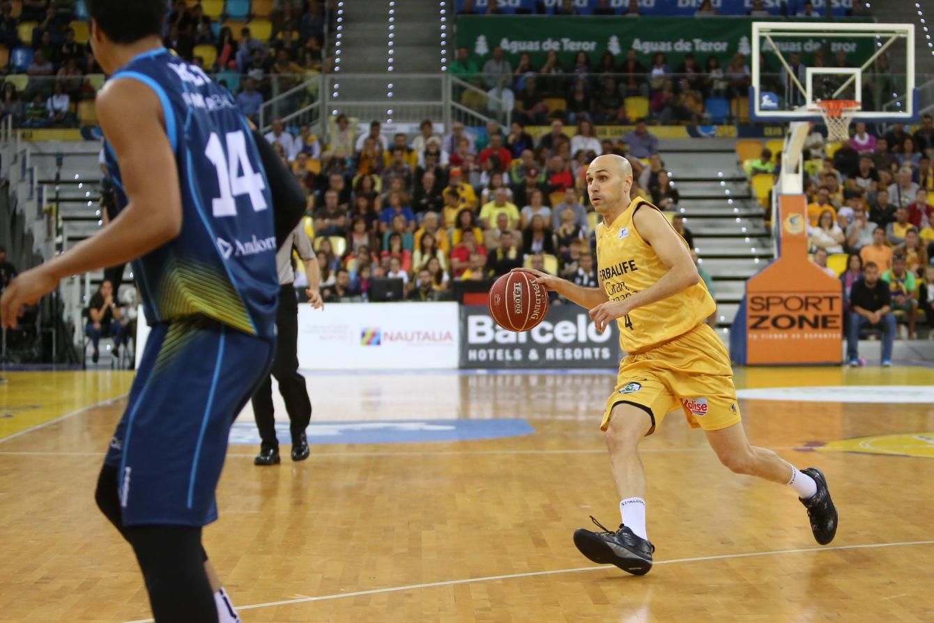Imágenes del partido entre el Herbalife Gran Canaria y el Morabanc Andorra. (Alejandro Ramos).