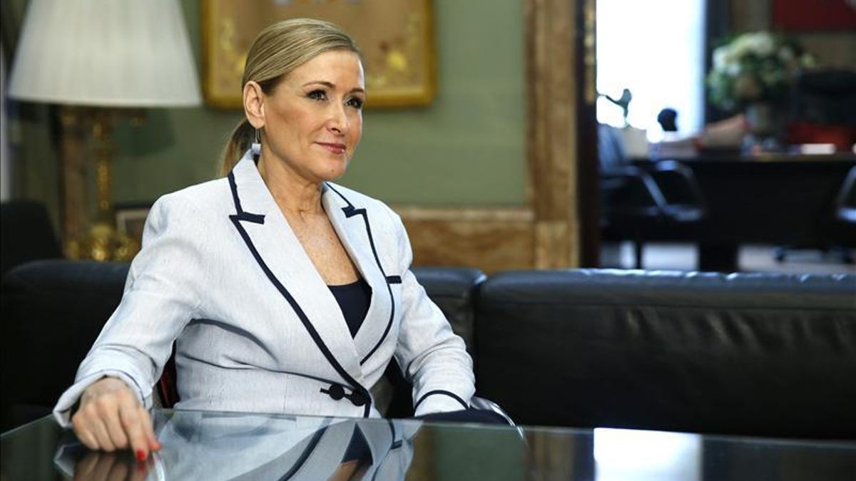 La delegada del Gobierno en Madrid, Cristina Cifuentes. / Efe