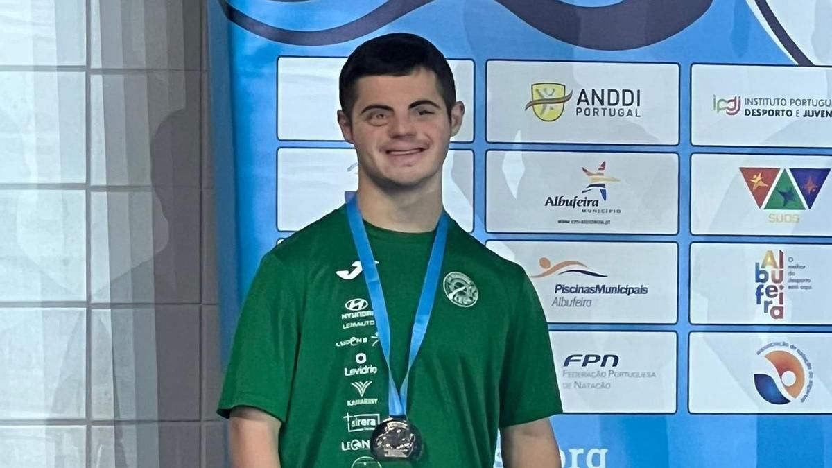 Pablo Rodríguez cosecha cuatro medallas en el Campeonato de Europa de Natación Adaptada