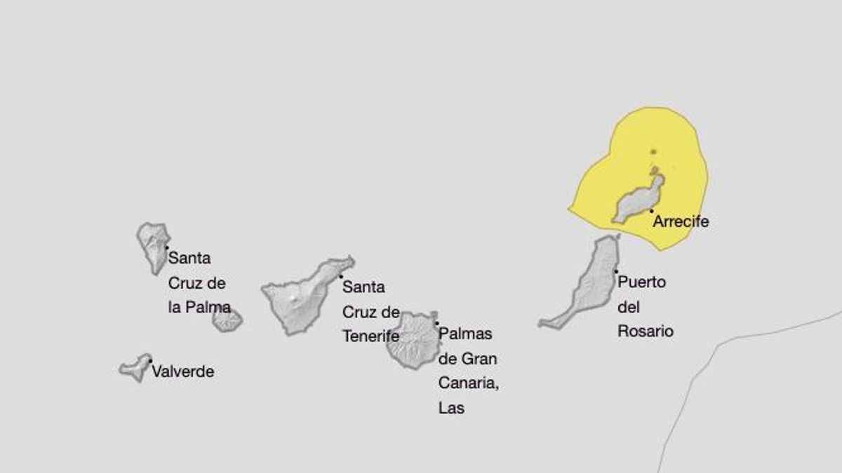 La Aemet activa el amarillo por fuerte oleaje en Lanzarote