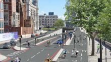Súper vía ciclista en Londres