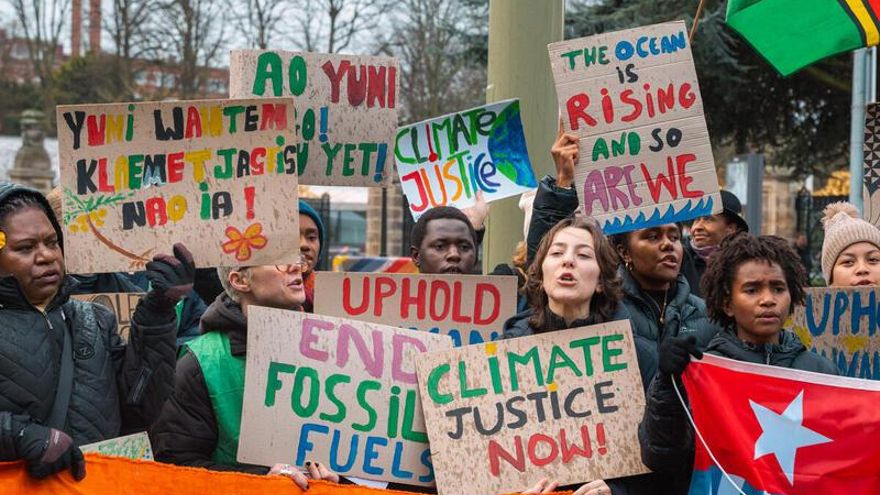 “Vivimos en estado de emergencia”: las islas del Pacífico claman por la justicia climática ante los jueces de La Haya