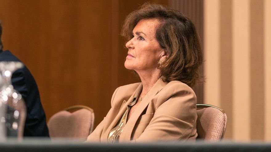 La presidenta del Consejo de Estado, Carmen Calvo