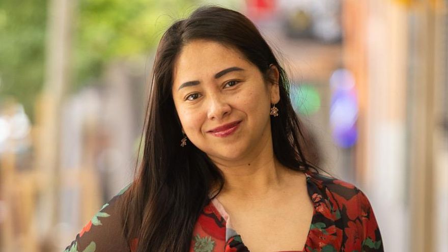 Giselle Lor llegó a la isla hace un año y medio desde Ecuador: su solicitud ya está admitida a trámite y ha empezado a trabajar de camarera de piso en un hotel.