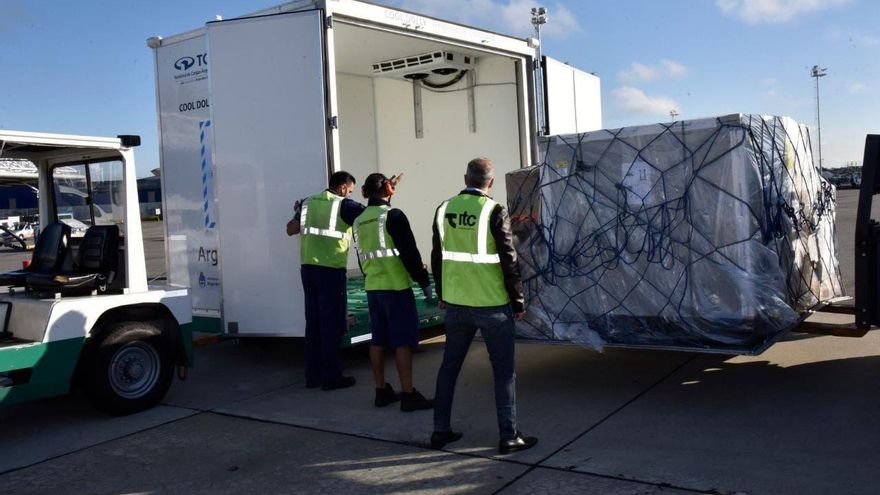 Llegaron al país más de 200.000 dosis de AstraZeneca del mecanismo Covax