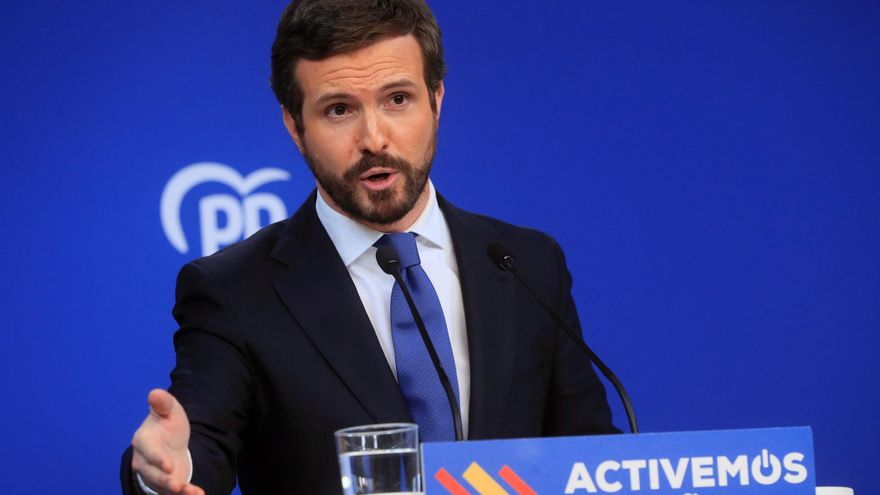 El líder del Partido Popular, Pablo Casado. EFE/Fernando Alvarado/Archivo