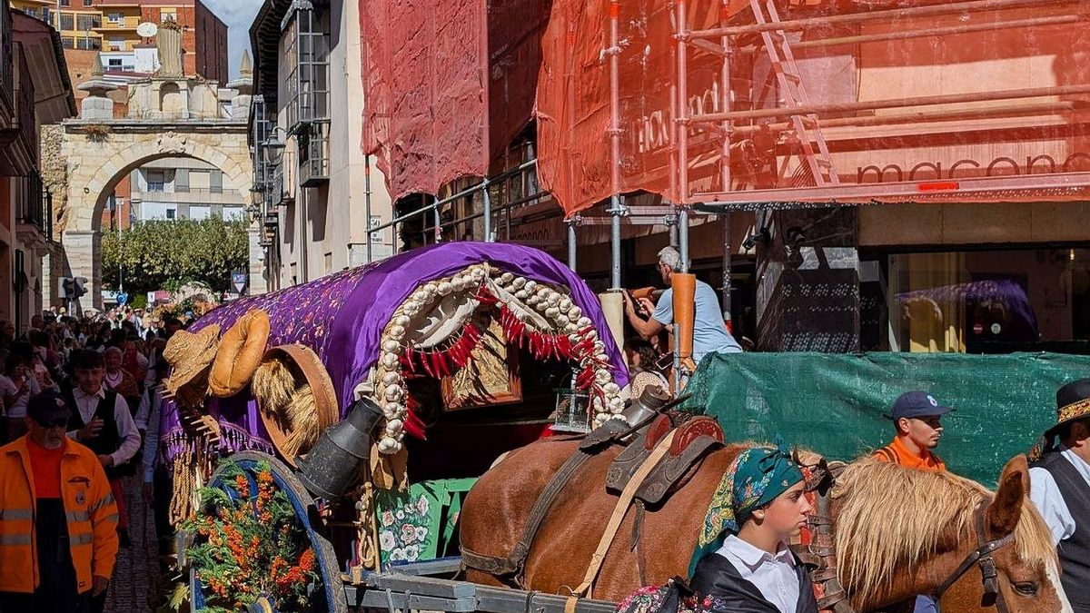 Pendones y Carros Engalanados en las Cantaderas 2026 de San Froilán