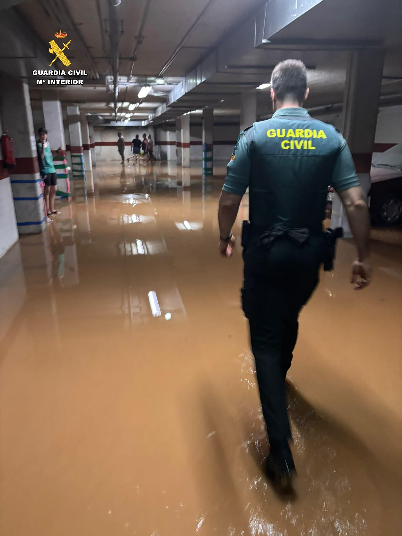 Inundaciones por la tormenta en Pradejón