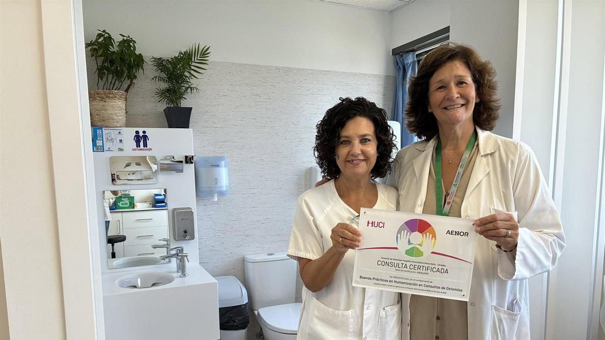 La Consulta de Ostomías del Hospital Reina Sofía obtiene el nivel Excelente en humanización
