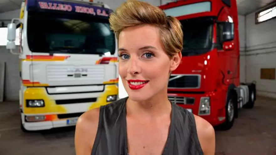 Tania Llasera la conductora y '¿Quién quiere casarse con mi... camionero?'