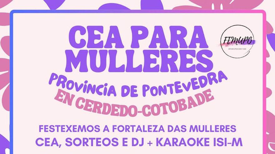 Igualdad investigará el uso de fondos contra la violencia machista en una cena "para mujeres" en Pontevedra