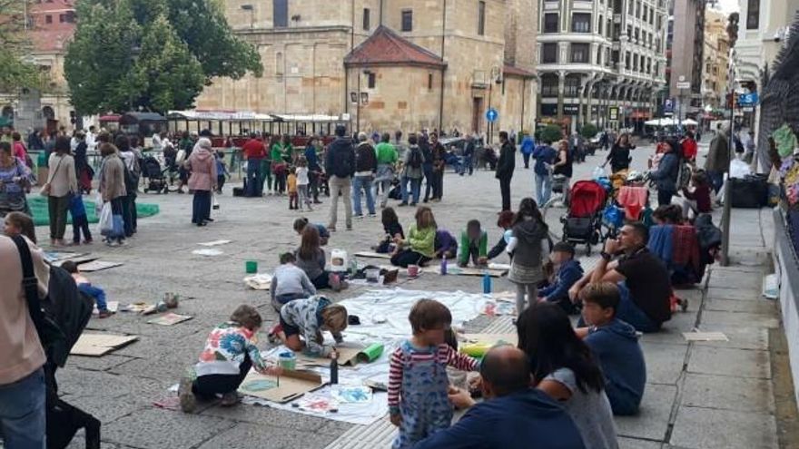 Los pequeños participaron muy activamente.