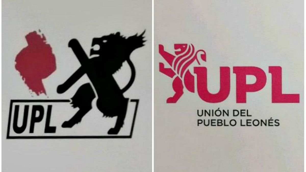 El antiguo y el nuevo logo de la UPL.