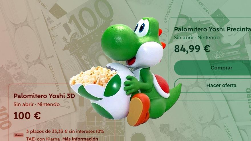 2.400 euros por un palomitero de Yoshi: la especulación llega al merchandising con la película de ‘Super Mario Galaxy’