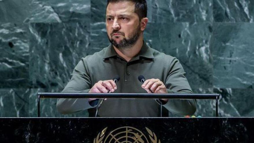 Zelenski pide apoyo en la ONU para lograr la paz con las condiciones ucranianas: “No se puede confiar en el mal”