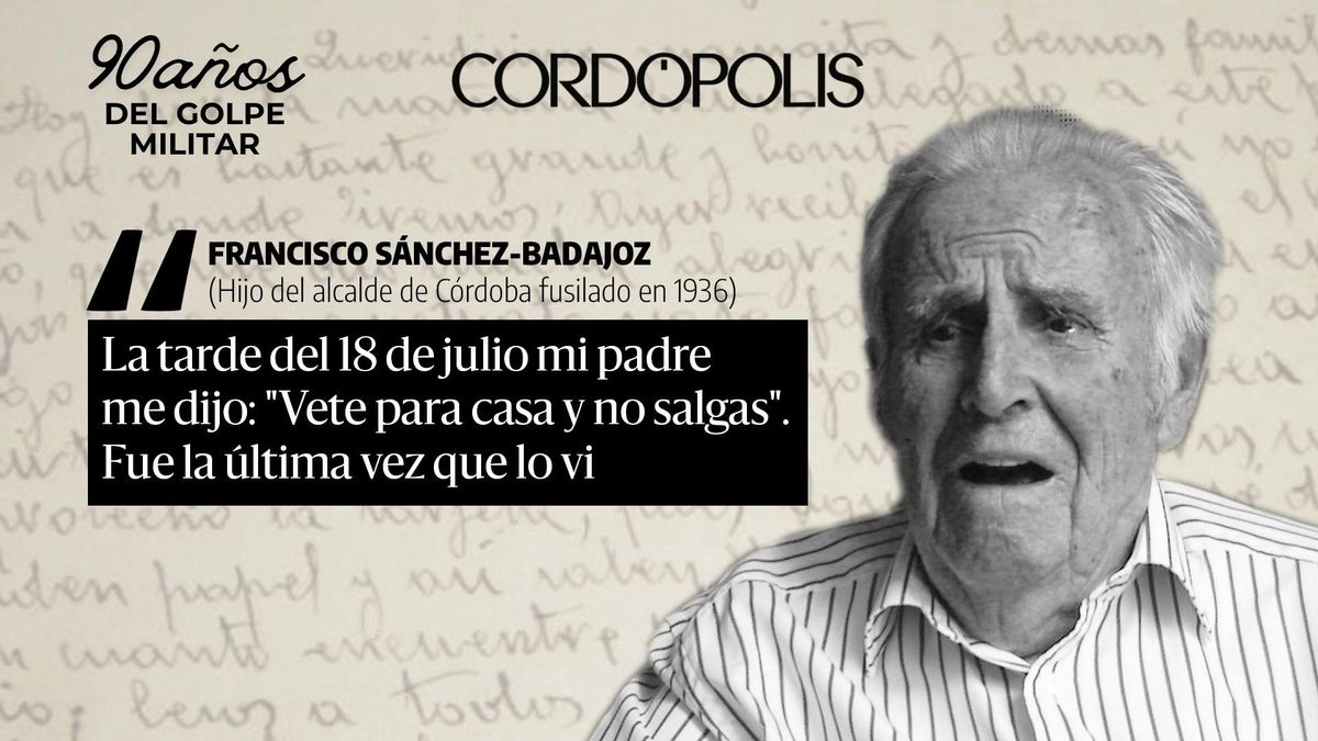 EXCLUSIVA-90 aniversario del golpe militar | “La tarde del 18 de julio mi padre me dijo: ‘Vete para casa y no salgas’. Fue la última vez que lo vi”
