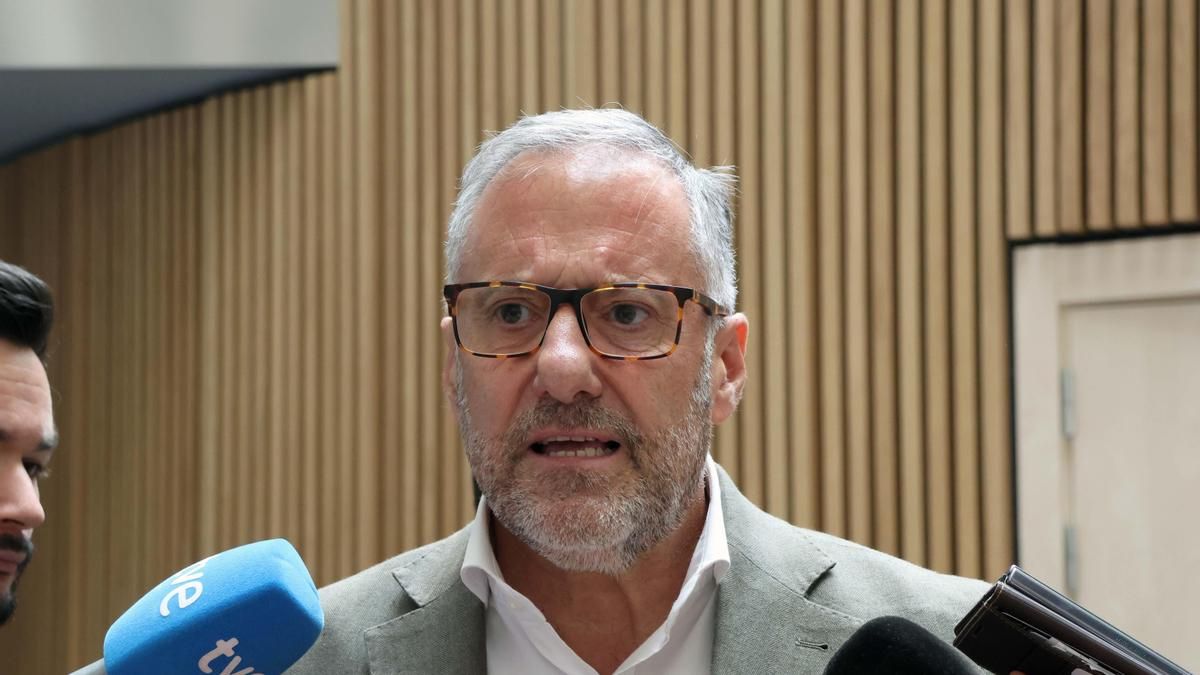 El vicepresidente de la Junta de Castilla y León, Carlos Pollán, este lunes.