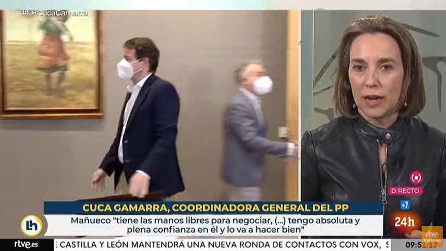 El PP asegura que Mañueco tiene "las manos libres" para negociar un gobierno en solitario o con Vox