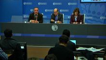 El consejero de Salud, Jon Darpón, este miércoles en la sede del Gobierno vasco