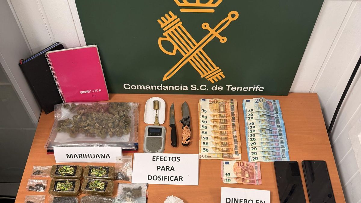 Desactivado un punto de venta de  drogas “muy activo” en La Palma