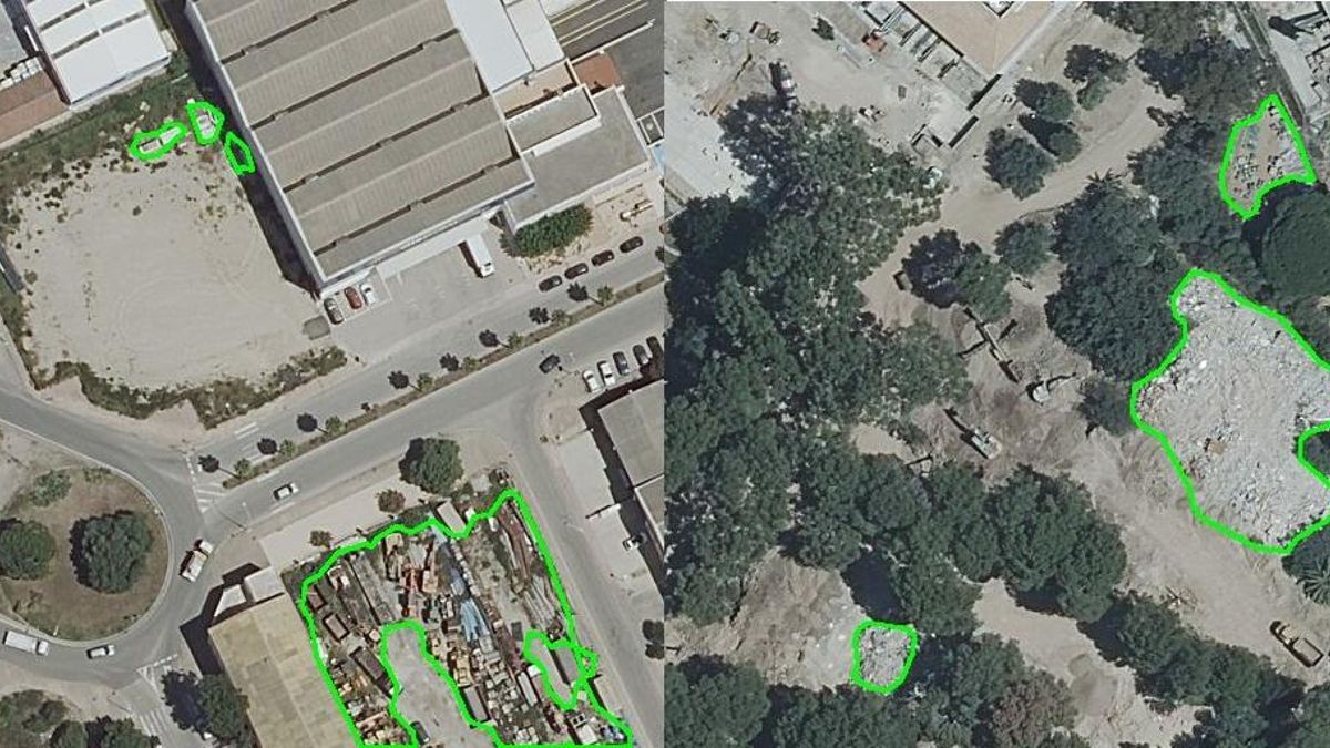 Las fotografías aéreas y el cruce de datos permite a la startup determinar volúmenes.