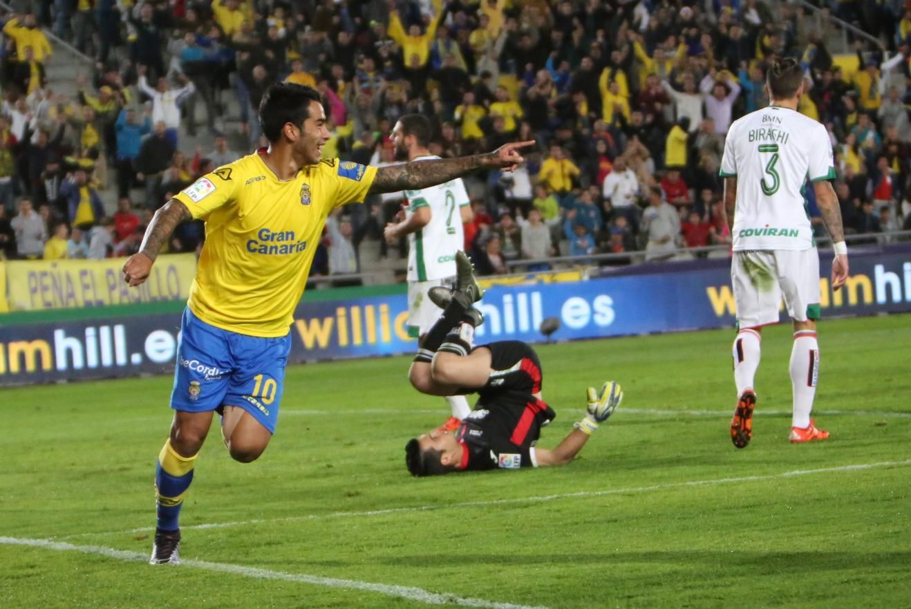 Imagen del encuentro en el Estadio de Gran Canaria entre la UD Las Palmas y el Granada C.F.