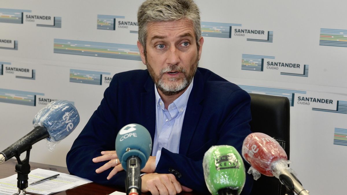 El portavoz de Cs en el Ayuntamiento de Santander, Javier Cerut.