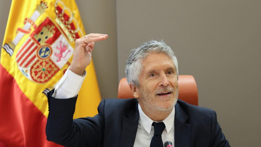 El ministro del Interior, Fernando Grande-Marlaska, presenta el balance provisional de la siniestralidad vial