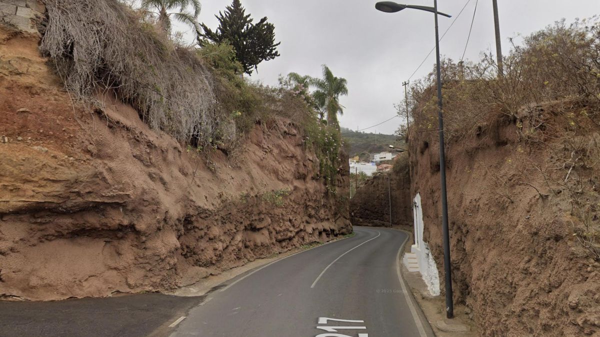Cortada una carretera en el norte de Tenerife por desprendimientos